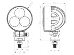 Led töövalgus 9-32V 45W 3200lm.