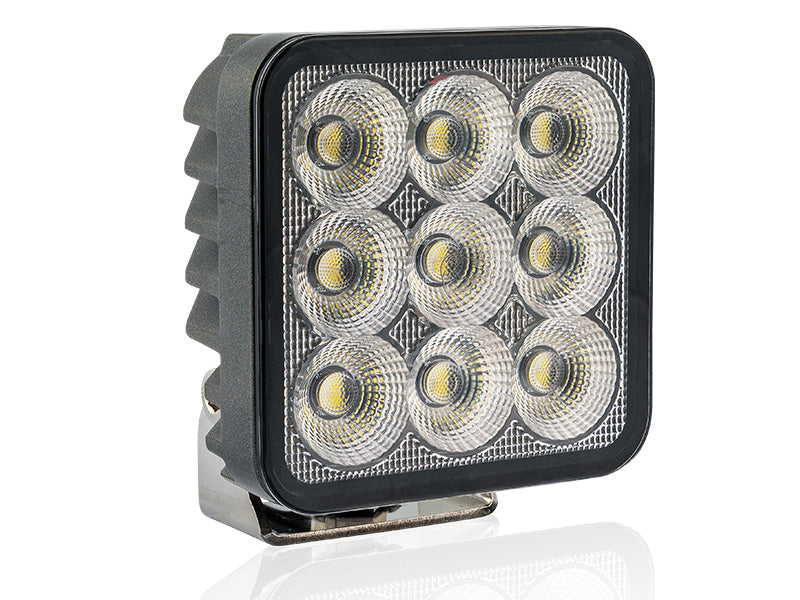 BULLPRO 9-32V 8100Lm LED darba lukturis, IP68, 2-pin DT,R23, R10, 01.00 x 101.00 x 45.00mm, kvadrāta, auksti balta gaisma 5000K