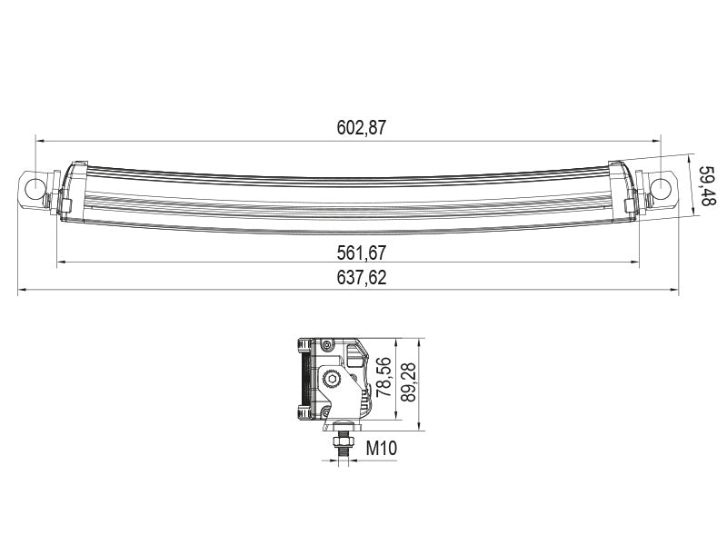 OCEAN VISION Led lamp, 200W Voltage: 10-30V 24000lm, Colour temperature 6000K