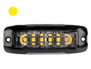 12-24V LED horisontell indikatorlampa, gul, ECE R65 (XA1), ECE R10-05 (EMC)