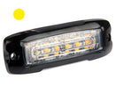 12-24V LED horisontell indikatorlampa, gul, ECE R65 (XA1), ECE R10-05 (EMC)