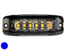 12-24V LED horisontell indikatorlampa, blå, ECE R65 (XA1), ECE R10-05 (EMC)