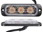 12-24V LED reticle lamp, extra slim, IPX8, ST3, ECE R65 Class 1 (XB1), ECE R10, blue lens