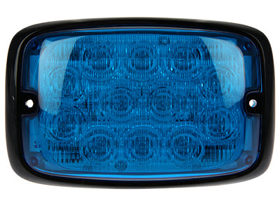 12-24V 12 LED warning light, blue, ECE R65 Class2 (XB2) / ECE R10 / e13