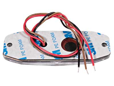 Stroboskopljus, gult Spänning: 12-24V