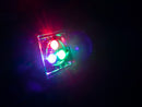 OPTIBEAM RGB LED darba lukturis, 12 V, IP67, alumīnija korpuss, 2 kontaktu DT