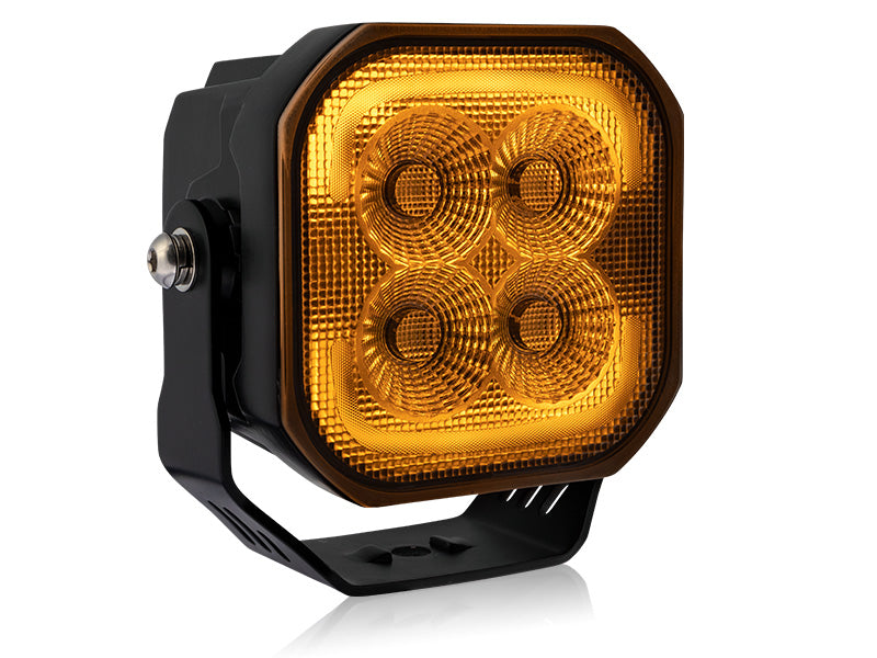 12-48V 7700 Lm BULPRO BULLY 6000 LED-arbetslampa, fyrkantig, IP67/IP69, 114,00 x 114,00 x 97,00mm, kallvitt ljus 5500K