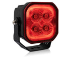 12-48V 7700 Lm BULPRO BULLY 6000 LED-arbetslampa, fyrkantig, IP67/IP69, 114,00 x 114,00 x 97,00mm, kallvitt ljus 5500K
