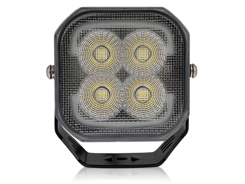 12-48V 7700 Lm BULPRO BULLY 6000 LED-arbetslampa, fyrkantig, IP67/IP69, 114,00 x 114,00 x 97,00mm, kallvitt ljus 5500K