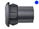 Axixtech 12-24V 10W CR06-W LED warning light, blue