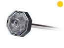 Axixtech OF01 LED brīdinājuma lukturis, dzeltens, 12–24 V, 1,62 W, IP67/IP69K