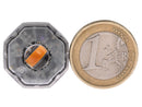 Axixtech OF01 LED brīdinājuma lukturis, dzeltens, 12–24 V, 1,62 W, IP67/IP69K