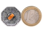 Axixtech OF01 LED brīdinājuma lukturis, dzeltens, 12–24 V, 1,62 W, IP67/IP69K