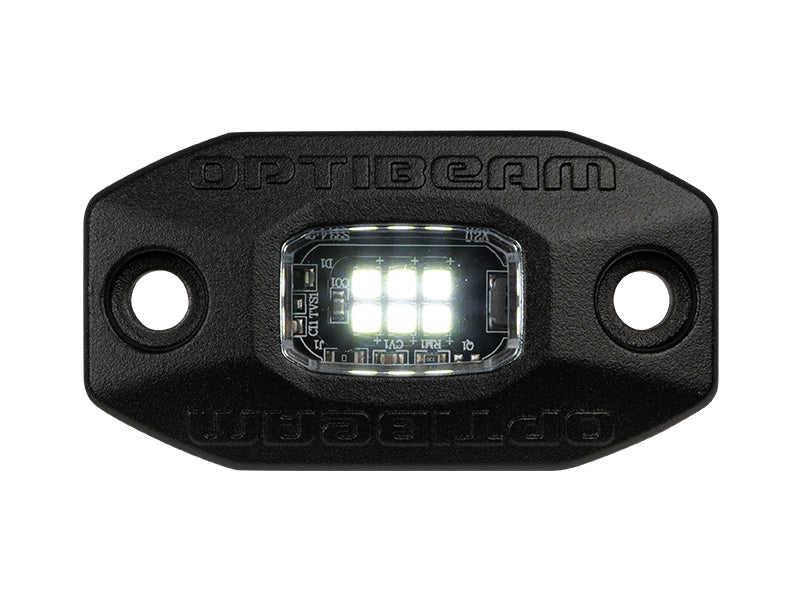 OPTIBEAM ROCK 6 LED Work Light, 590 lm, IP68, ECE R10, 3-year warranty, 1-meter cable