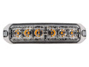 OPTIBEAM Flex LM6 dzeltens elastīgs LED brīdinājuma lukturis, 12–24 V, 6 LED, IP67