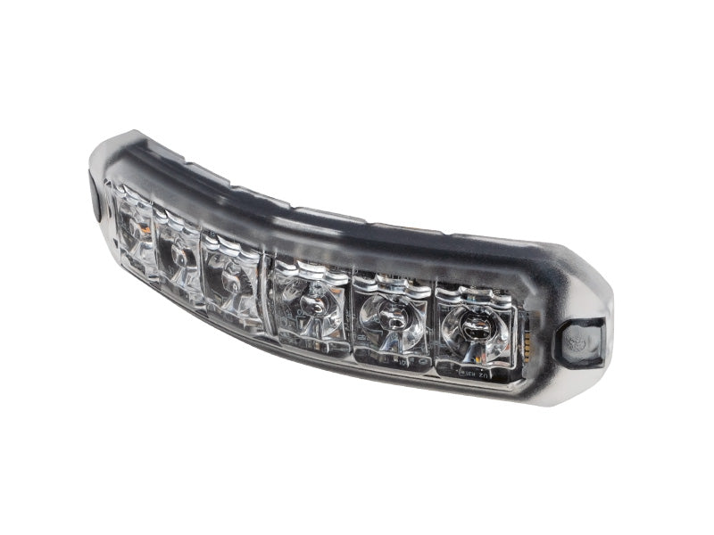 OPTIBEAM Flex LM6 — желтый гибкий светодиодный сигнальный фонарь, 12–24 В, 6 светодиодов, IP67