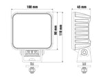 9-36V OPTIBEAM SNOWB С ПОДОГРЕВОМ. Мульти-кельвин 3000K: 2400lm, 3.34A @ 13.7V, 4000K: 3400lm, 4.13A @ 13.7V, 5700K: 2600lm, 3.26A @ 13.7V Светодиодный рабочий свет, IP68/IP69K, R10