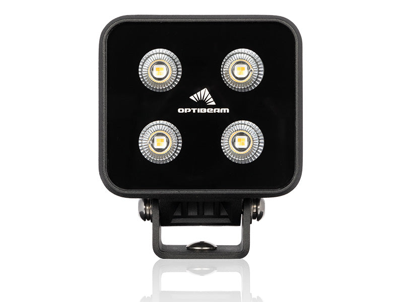 9-36V  OPTIBEAM SNOWB. Multi-Kelvin 3000K: 2400lm, 2.97A @ 13.7V, 4000K: 3700m, 4.24A @ 13.7V, 5700K: 2600lm, 2.91A @ 13.7V darba lukturis, IP68/IP69K, R10