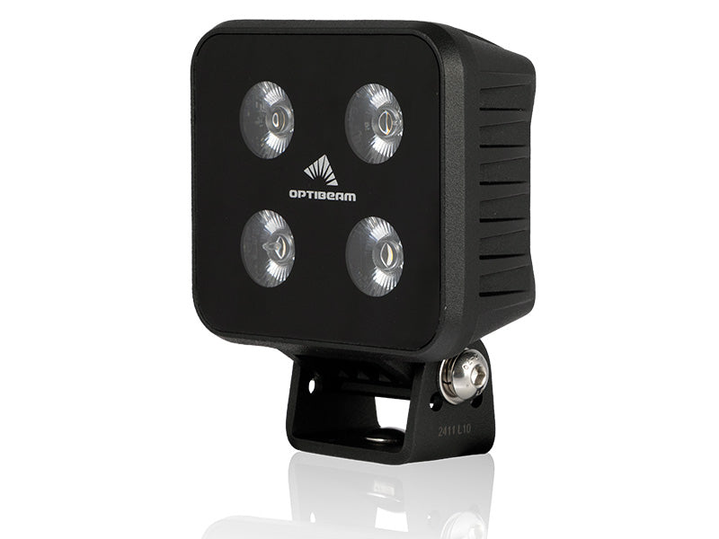 9-36V  OPTIBEAM SNOWB. Multi-Kelvin 3000K: 2400lm, 2.97A @ 13.7V, 4000K: 3700m, 4.24A @ 13.7V, 5700K: 2600lm, 2.91A @ 13.7V darba lukturis, IP68/IP69K, R10