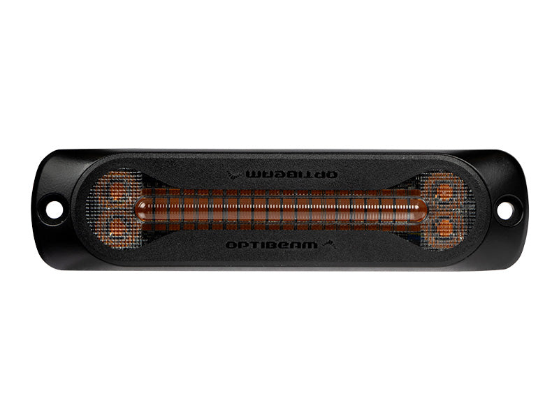 Optibeam Dark Phantom SX6 LED dzeltena brīdinājuma gaisma, 12–24 V