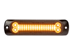 Optibeam Dark Phantom SX6 LED dzeltena brīdinājuma gaisma, 12–24 V