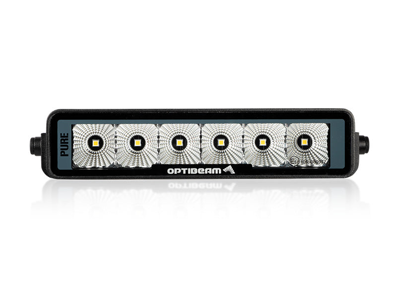 OPTIBEAM Pure 185 Work – LED arbetsljusramp, 5000 lm, 9–36 V, IP68, ECE R10, 18 cm