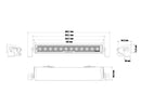 9-36V 10849Lm OPTIBEAM PURE 335 WORK LED papildlukturis, IP68, R10, auksti balta gaisma 5000K