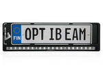 OPTIBEAM 12-24V 12 LED atpakaļskata nummuru apgaismojums, IP68, R148, R10, auksti balta gaisma 5300K