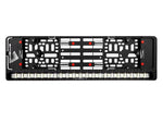 OPTIBEAM 12-24V 12 LED atpakaļskata nummuru apgaismojums, IP68, R148, R10, auksti balta gaisma 5300K