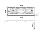 OPTIBEAM 12-24V 12 LED atpakaļskata nummuru apgaismojums, IP68, R148, R10, auksti balta gaisma 5300K