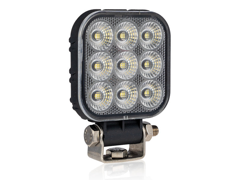 BULLBOY PROLINE 18 LED 12-30V 18W 2000Lm reverse light, IP67/IP69K,  R148, R10, black, cool white light 5400K