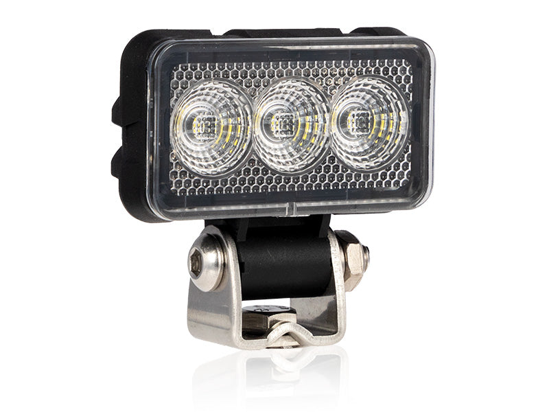 BULLBOY PROLINE MINI 3 LED 12-30V 5W 680Lm papildlukturis,  IP67/IP69K, R148, R10, auksti balta gaisma 5400K