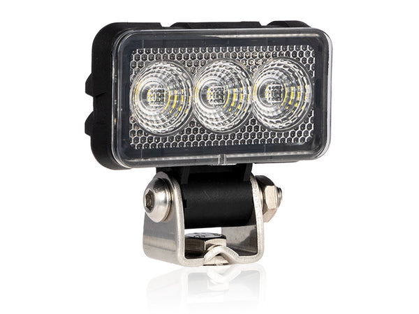 BULLBOY PROLINE MINI 3 LED 12-30V 5W 680Lm papildlukturis,  IP67/IP69K, R148, R10, auksti balta gaisma 5400K