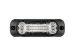 OPTIBEAM Dark Phantom SX3 zilais LED brīdinājuma stroboskops, 12–24 V, IP67/IP69K, 15 LED, alumīnija korpuss