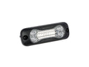 OPTIBEAM Dark Phantom SX3 zilais LED brīdinājuma stroboskops, 12–24 V, IP67/IP69K, 15 LED, alumīnija korpuss