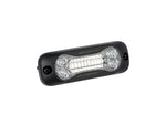 OPTIBEAM Dark Phantom SX3 zilais LED brīdinājuma stroboskops, 12–24 V, IP67/IP69K, 15 LED, alumīnija korpuss