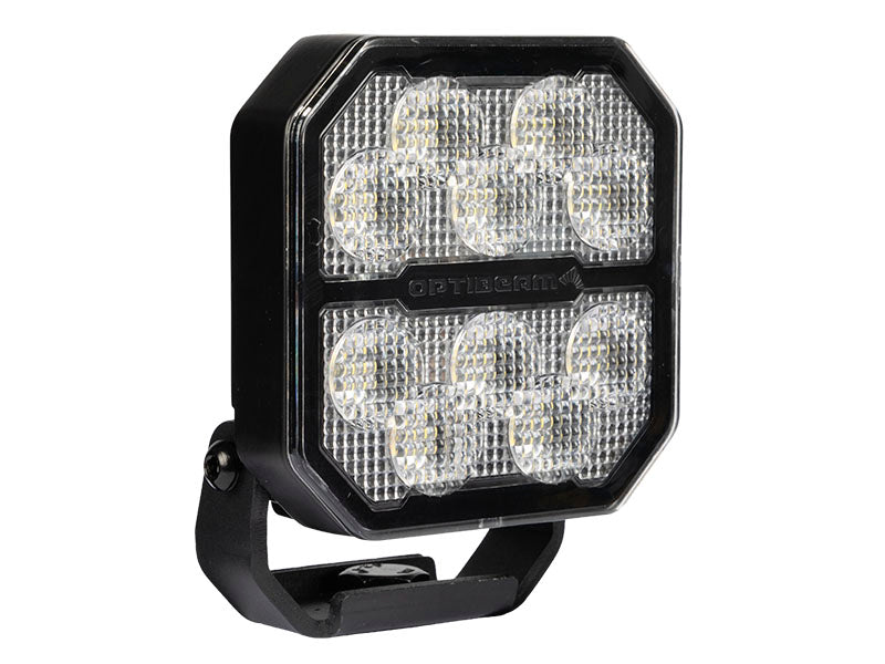 OPTIBEAM 60W (5000lm) Elites 4 LED darba lukturis IP68, 100×100×48,2mm
