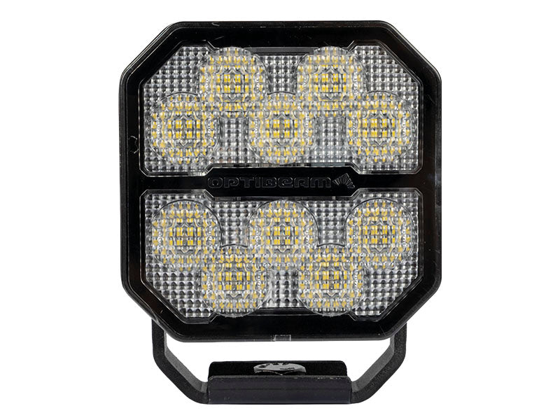 OPTIBEAM 60W (5000lm) Elites 4 LED darba lukturis IP68, 100×100×48,2mm