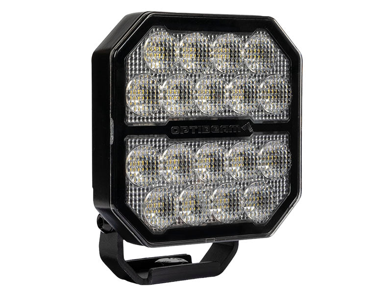 OPTIBEAM 108W (8500lm) Elites 5 LED darba lukturis IP68, 125×125×55,4mm