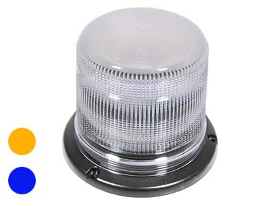 12-24V LED Beacon, yellow/blue, ø142x116mm, B18