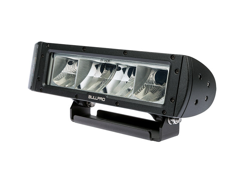 Bullpro LED-esilatern, paremal. Lähituli 20W 1800lm. Kaugvalgus 38W 3600lm, lülitus 18w