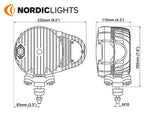 NORDICLIGHTS LED priekšējais lukturis, Spriegums: 9-32V, Labais