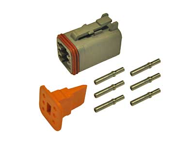 Anslutningssats Deutsch 6-polig hona