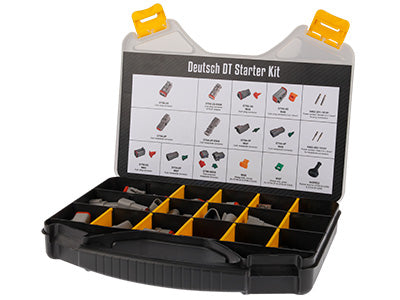 Deutsch DT savienotāju un piederumu komplekts (260gab) plastmasas korpusā