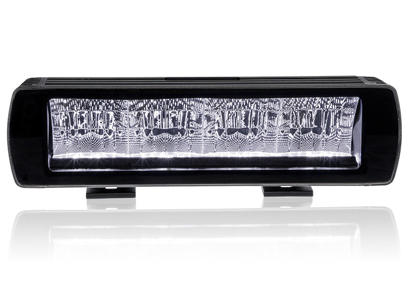 SUPERACTION_OPTIBEAM 9-36V 4000Lm 4 LED vit och gul markeringslampa, IP68, R112, R10, 307,00 x 81,00 x 87,00mm, 1 lux @ 480 m, R112 1 lux @ 380 m, 3,59 A @ 13,7 V, höjd med fäste 109 mm, kallvitt ljus 5700K