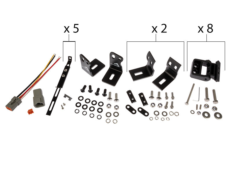 9-36V 185000Lm  OPTIBEAM Savage 50 LED paildlukturi, IP68, lineārs, 1276.00 x 81.00 x 87.00mm, vads 2.20m,  R112, R10, garantija 3 gadi, auksti balta gaisma 5700K
