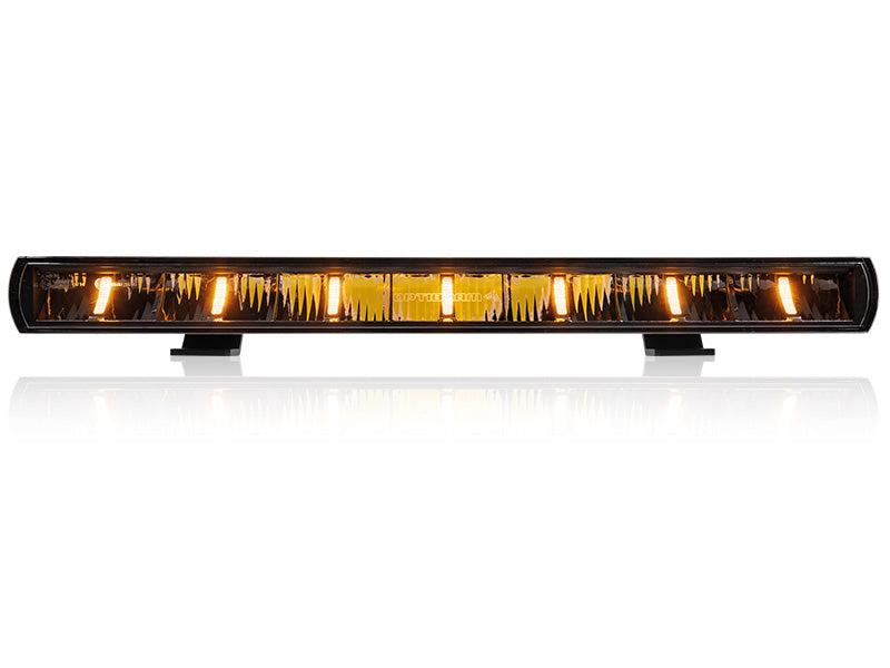 OPTIBEAM 9-36V 13350Lm LED garais papildlukturis, 534.00 x 47.00 x 65.00mm, 2-pin DTP, vads 2.2m, IP68,  R148, R149, R10, auksti balta gaisma 5000K