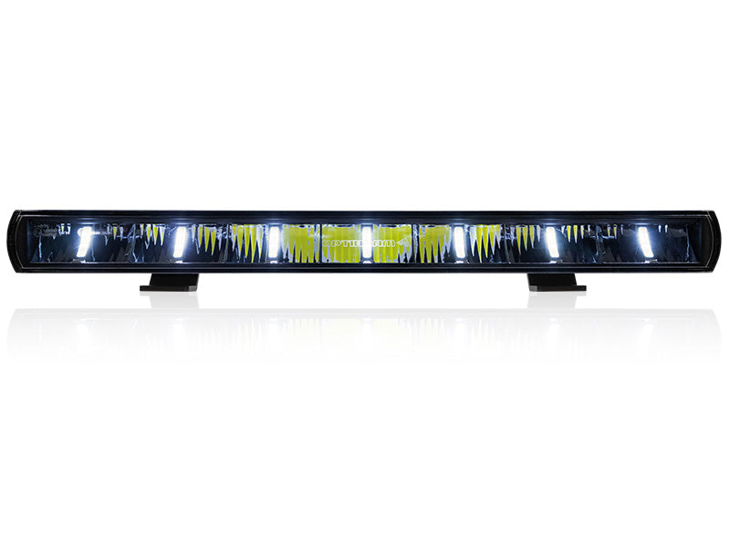 OPTIBEAM 9-36V 13350Lm LED garais papildlukturis, 534.00 x 47.00 x 65.00mm, 2-pin DTP, vads 2.2m, IP68,  R148, R149, R10, auksti balta gaisma 5000K