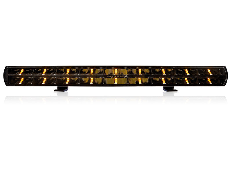 9-36V 32000LmOPTIBEAM Super Captain Dual 800 izliekts rāmis, dzintara/balta gaisma (R148), strāvas patēriņš: 30.22A @13,7V, 768.00 x 68.50 x 80.00mm, vads 2,2m, garantija 3 gadi,