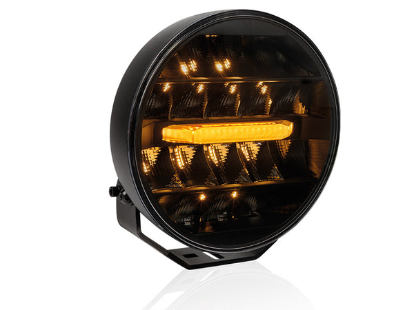 9-36V 11320Lm OPTIBEAM Elites 9 LED tālās gaismas lukturi, IP68, IP69K, R148, R149, R10,  2-pin DTP,  vads 2.20m, garantija 3 gadiauksti balta gaisma 5000K